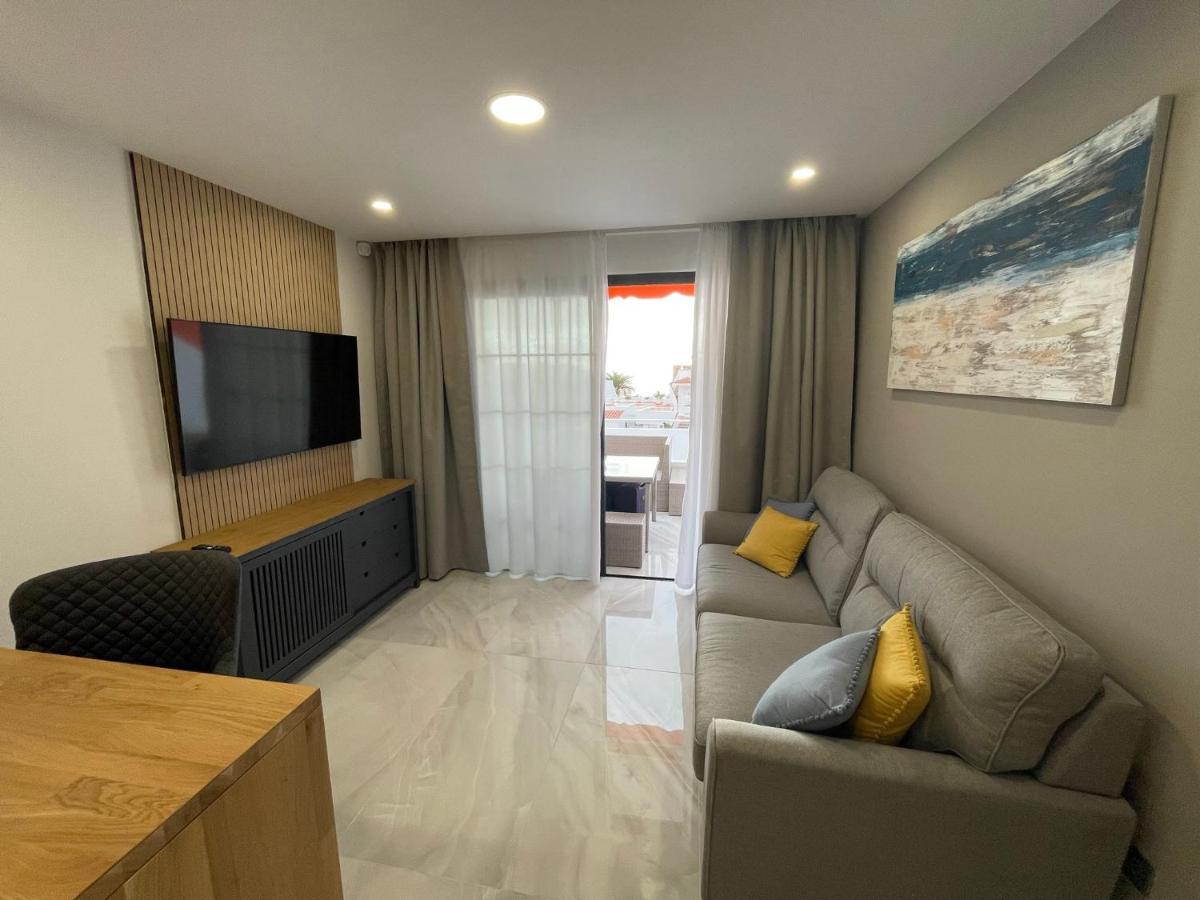 Ferienwohnung Luxury Diamond - Ocean View, Big Terraces, Air Con, Wifi Los Cristianos  Exterior foto
