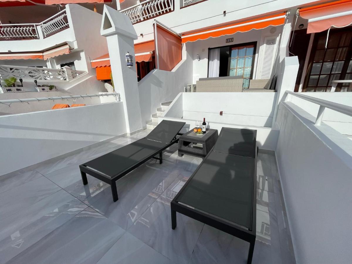 Ferienwohnung Luxury Diamond - Ocean View, Big Terraces, Air Con, Wifi Los Cristianos  Exterior foto