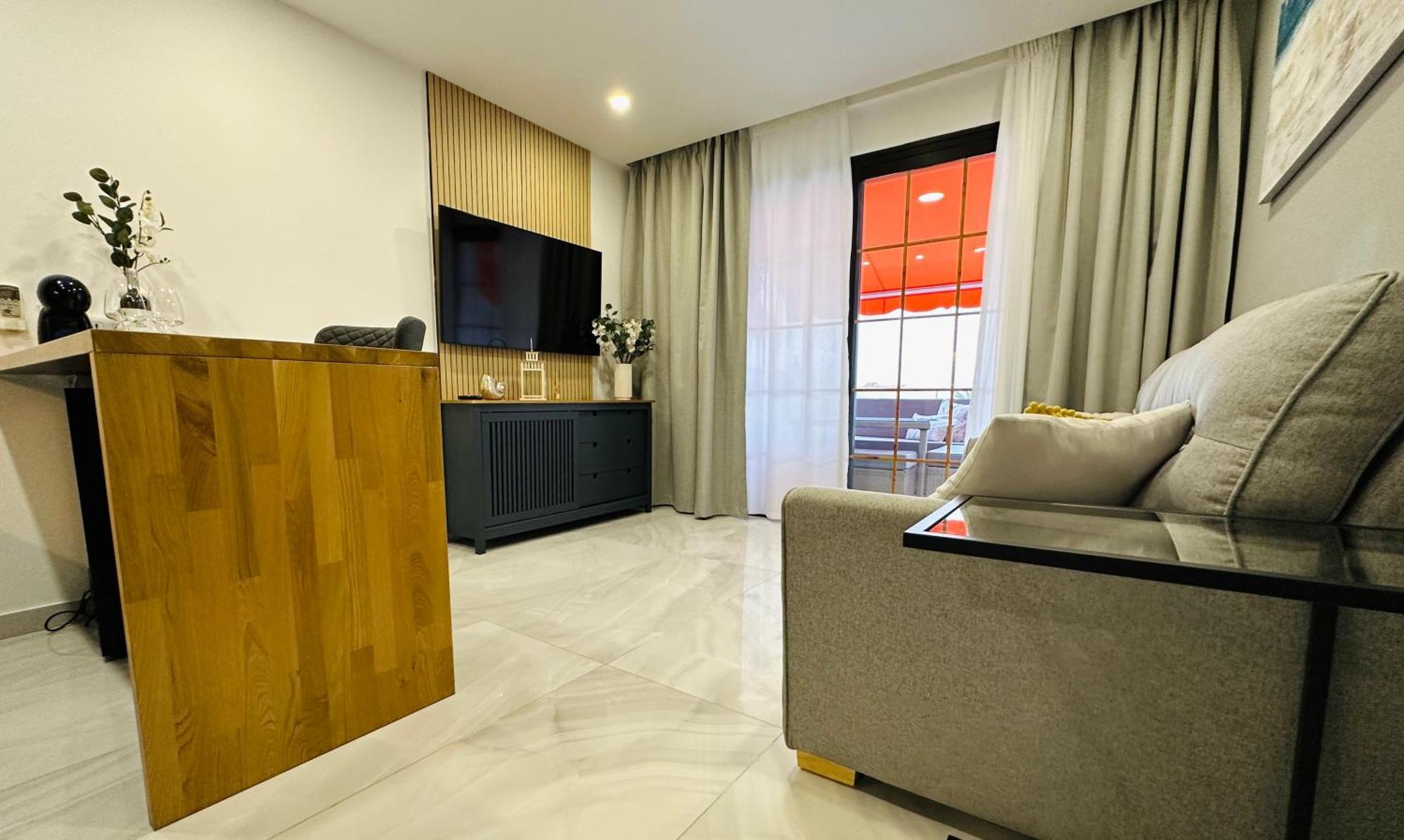 Ferienwohnung Luxury Diamond - Ocean View, Big Terraces, Air Con, Wifi Los Cristianos  Exterior foto
