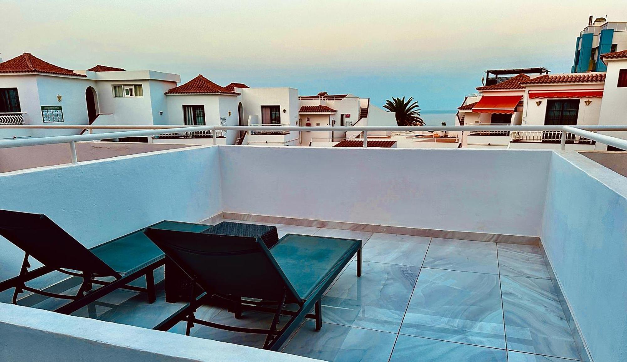 Ferienwohnung Luxury Diamond - Ocean View, Big Terraces, Air Con, Wifi Los Cristianos  Exterior foto