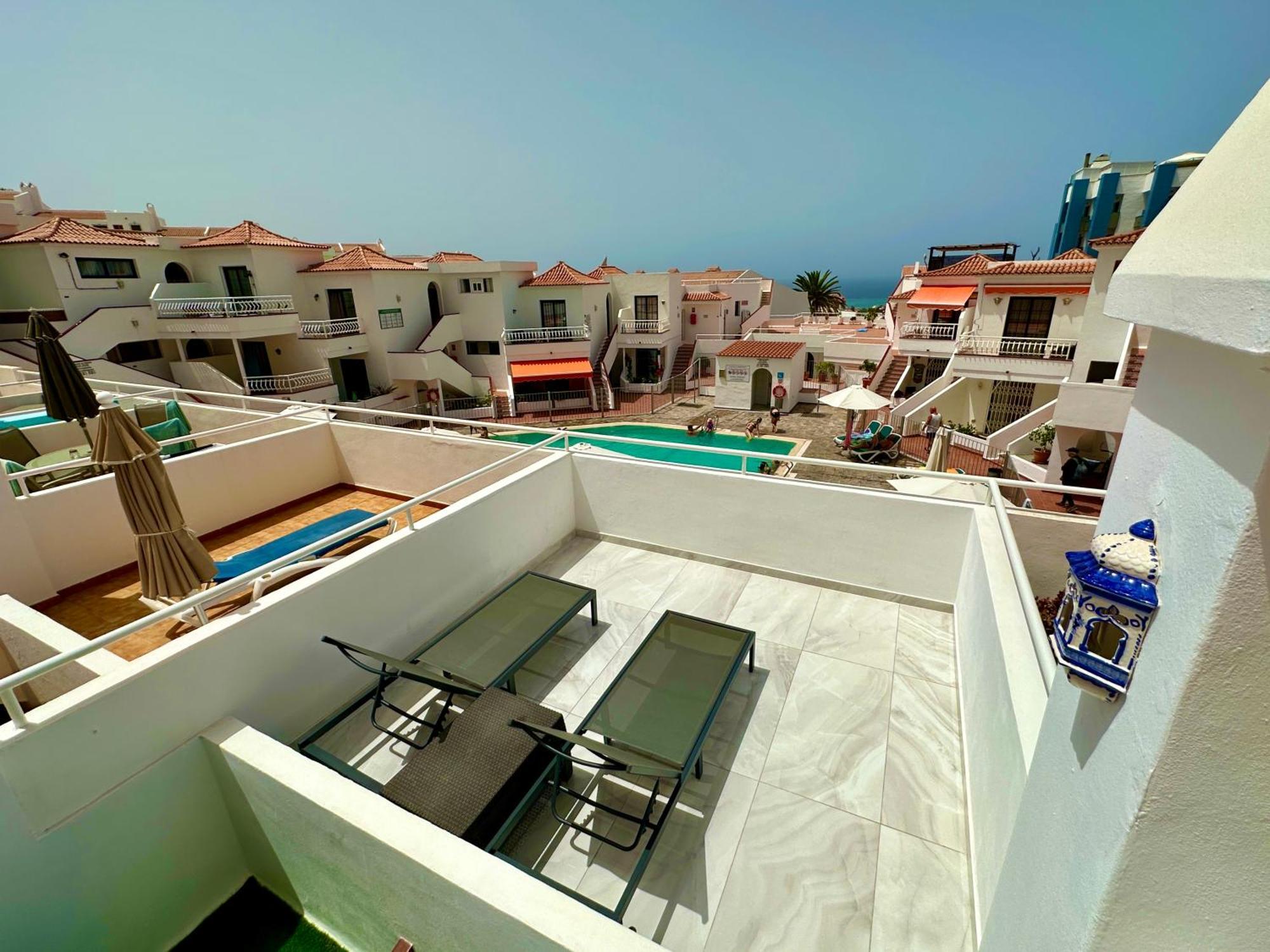 Ferienwohnung Luxury Diamond - Ocean View, Big Terraces, Air Con, Wifi Los Cristianos  Exterior foto